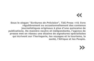 TàG Press +41, agence de presse et bureau d'écritures