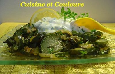 Pour L&P : Fondue de concombres aux herbes fraîches