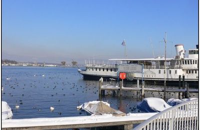 Le Lac Léman à Genève en Suisse