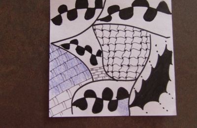 Semaine 51 Zentangle Grégotine