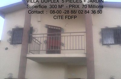 VILLA DUPLEX EN VENTE 