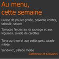 Café julienne, semaine 20