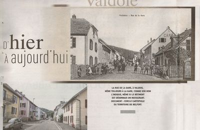 Rubrique ‘’D’hier à aujourd’hui’’ dans Le Mag ER : Valdoie (90)