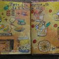 Challenge Artjournal et Gribouillages # 46, 47 et autre...