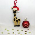 Girafe de Noël