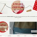 Création d'un blog-boutique "Atelier Chiffons"