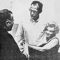 22/05/1958 Marilyn avec Arthur et Bloomgarden