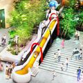 [News Digest] Un toboggan géant inspiré par Evangelion à Tokyo, Nouveau record pour Japan Expo