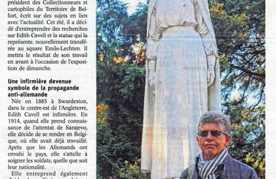Edith Cavell, article de L’Est Républicain 