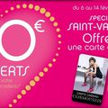 Carte cadeau COSMO : promotion St Valentin