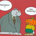 Halloween et le chat de geluck 