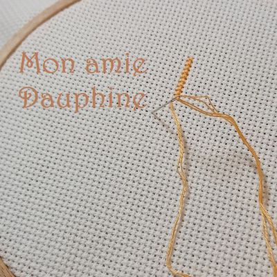 Quand ma fille se met à la broderie