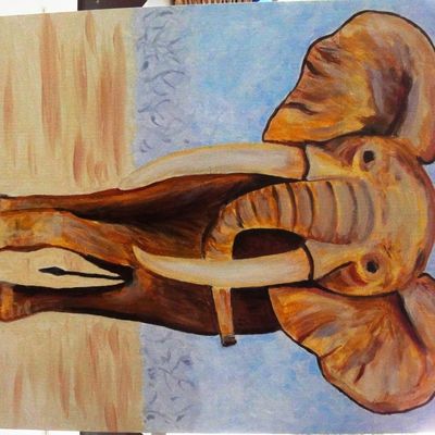 Des toiles inspirées d'Afrique