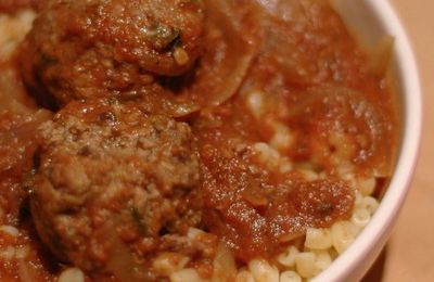 Boulettes de viandes à la tomate