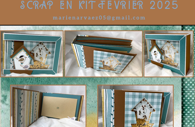 Scrap en Kit - Février 2025 - Album "Famille" dans son écrin