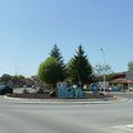 Rond-point à Lanton