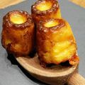 Mini-cannelés à la courgette, au conté et au chorizo