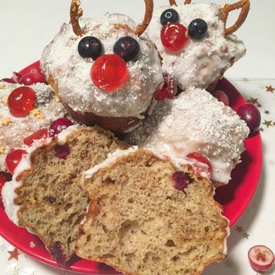 Muffins de Noël protéinés
