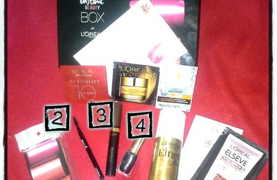 L'oréal beauty box : septembre