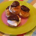 Profiteroles au chocolat à ma façon