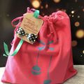 Sacs cadeaux de Noël en tissu