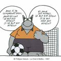 Le chat de Geluck et le foot