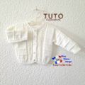 PATRON tricot bb FACILE et PREMA modele layette bébé et patron a tricoter Explications tuto brassière, bonnet, chaussons et Reborn