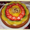 Tarte muliticolore de fruit