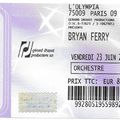 Bryan Ferry - Vendredi 23 Juin 2017 - Olympia (Paris)
