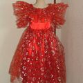 nouveau modele rouge coeur robe d princesse