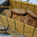 Biscuits au sésame sans gluten et sans lactose