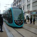 La rame d'essais du tram aux Chaprais...