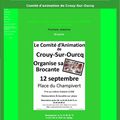 Brocante : le Comité d'animation de Crouy-sur-Ourcq a enfin mis son site internet à jour...
