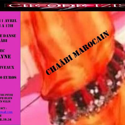 Stage de Chaâbi Marocain avec Sailyne le samedi 11 avril 2015 à Vaulx-en-Velin (69)