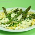 Salade de pointes d'asperges vertes à la feta