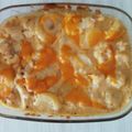 Gratin de chou fleur a la mimolette