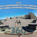 1792 LES CANONNIERS ET LES CANONS DE LA GARDE NATIONALE PERMANENTE 