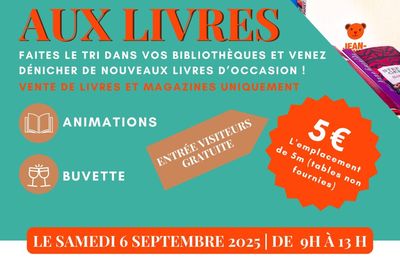 BOURSE AUX LIVRES A LA MEDIATHEQUE PLURIELLE DE VERNIOZ :