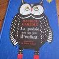 La Poésie est un jeu d'enfant, de Maurice Carême & illustrations de Bruno Gibert