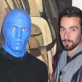 Xavier, nouveau membre du Blue Man Group...