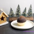 Tiramisu glacé en boule de Noël