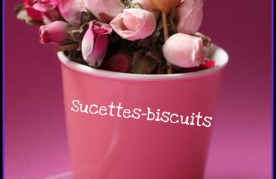 Biscuits-sucettes en forme de cœur