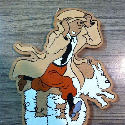 Nouvelle plaque de porte Tintin 