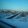 le massif central sous la neige