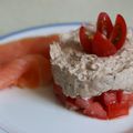 Tartare de tomate et thon