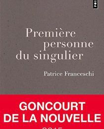 Première personne du singulier