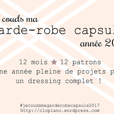 Je couds ma garde-robe capsule 2017
