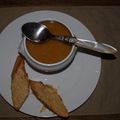 SOUPE AU POTIMARRON & BRUSCHETTA AU PARMESAN