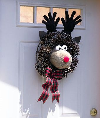 Couronne de porte Renne