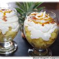 VERRINE ANANAS ET CHANTILLY COCO